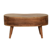 Mini Oak-ish Wave Coffee Table