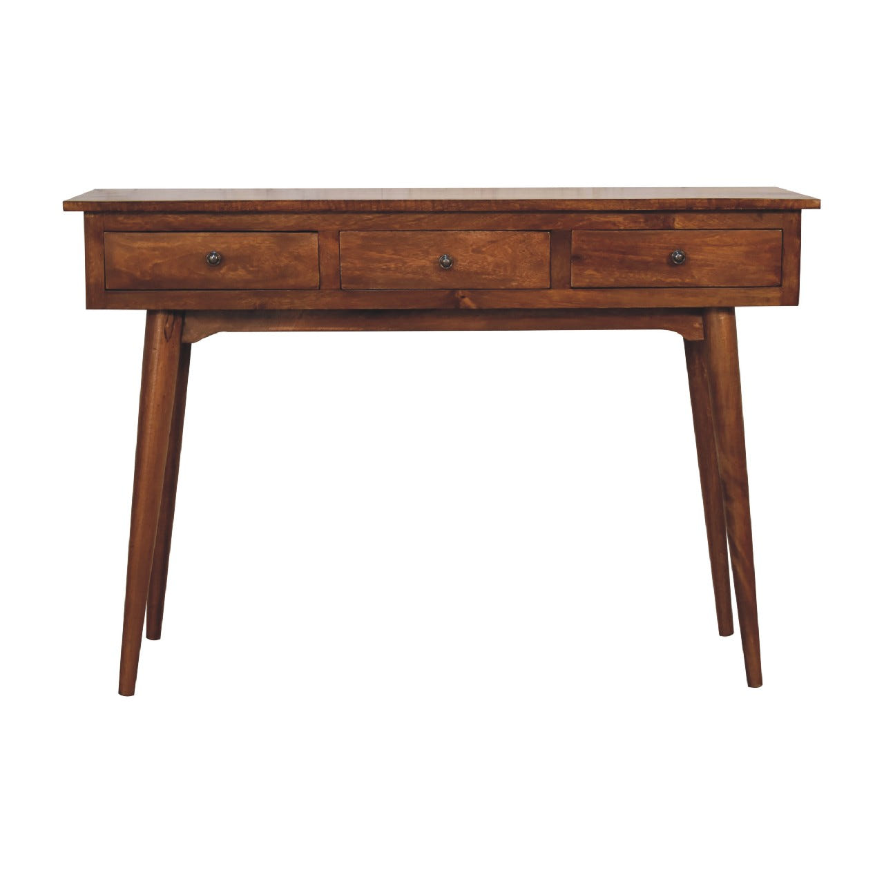 Large 3-Drawer Chestnut Console Chest of Drawers