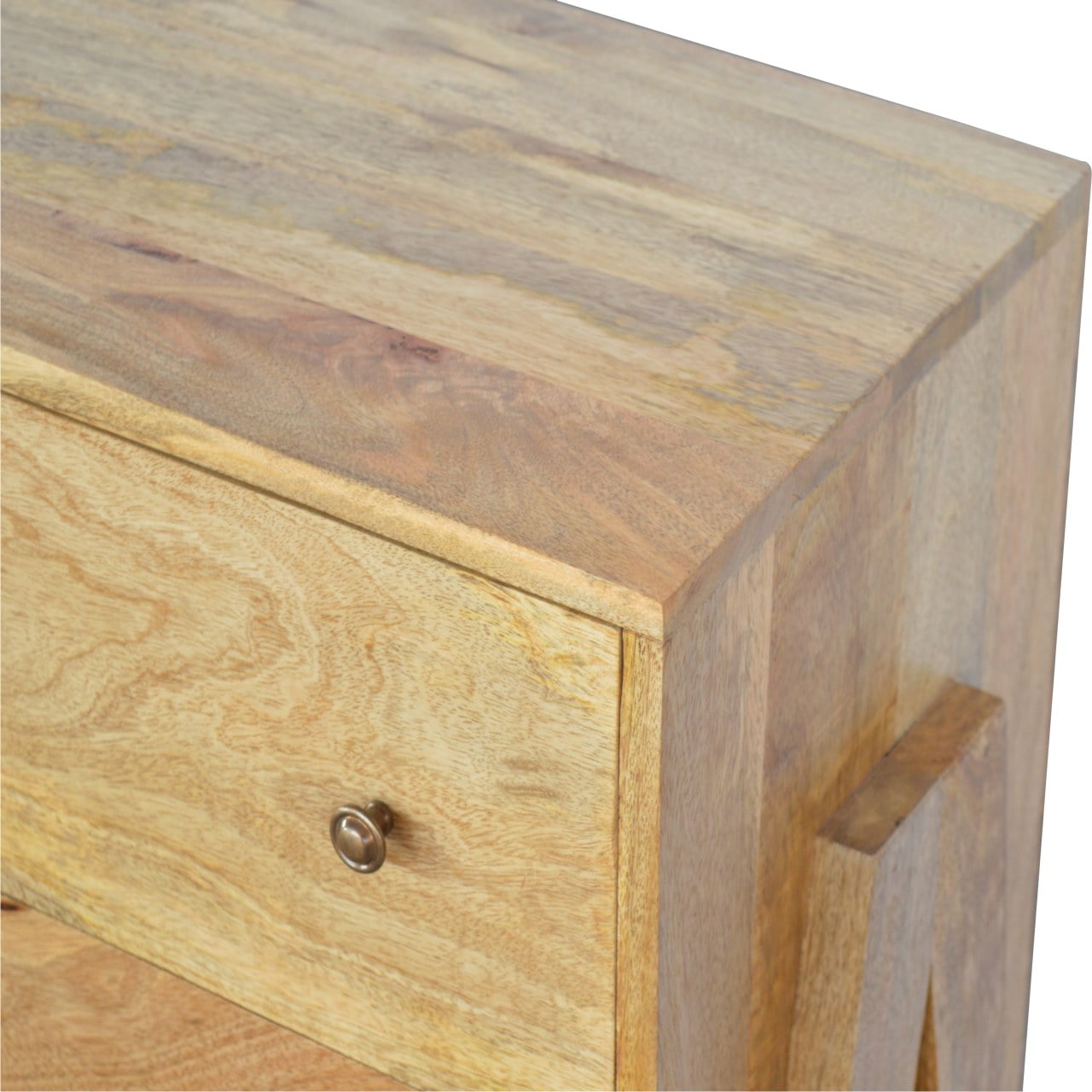 Trestle Chest of Drawers | Oak-Ish Mango Wood