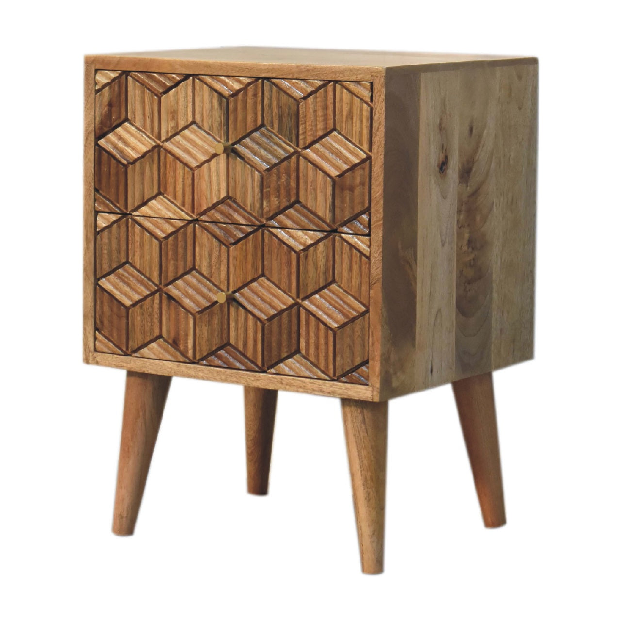 Cubana Bedside Table | Oak Mango Wood