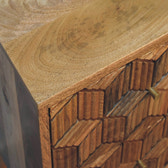 Cubana Bedside Table | Oak Mango Wood