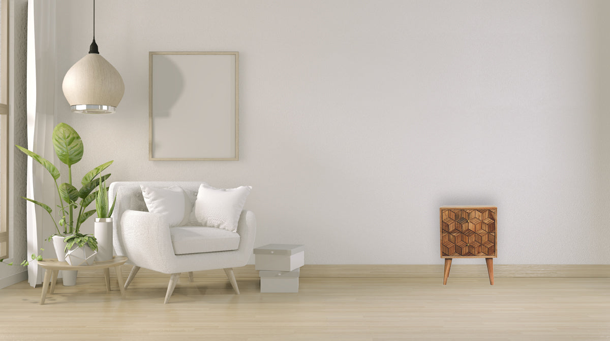 Cubana Bedside Table | Oak Mango Wood
