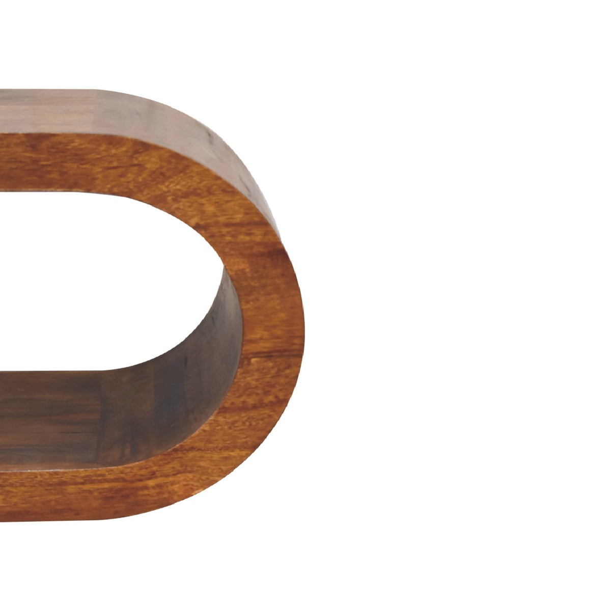 Amaya Bedside Table | Chestnut Solid Mango Wood
