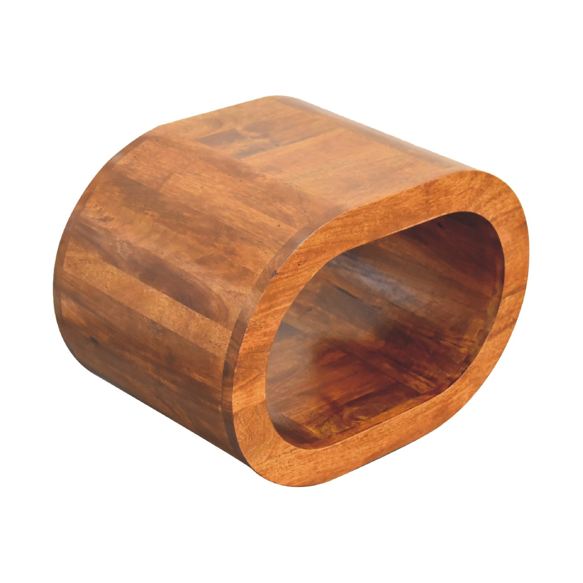 Amaya Bedside Table | Chestnut Solid Mango Wood