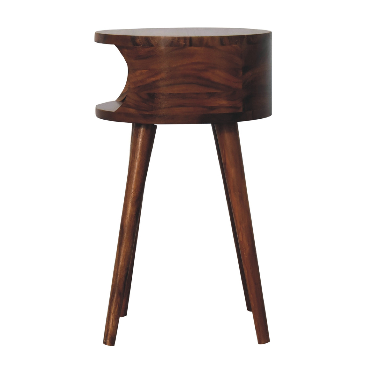 Alina Open Honey Bedside Table