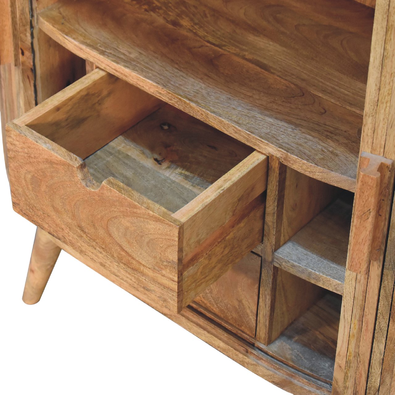 Stripe Cabinet with Storage Chest of Drawers | Hidden Storage
