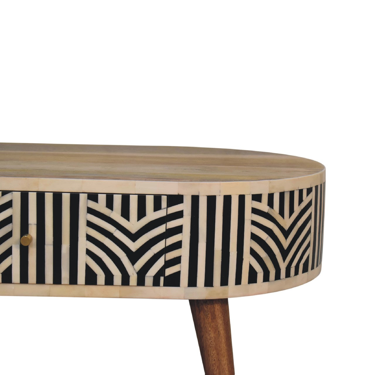 Edessa Bone Inlay Coffee Table | Oak-Ish Mango Wood