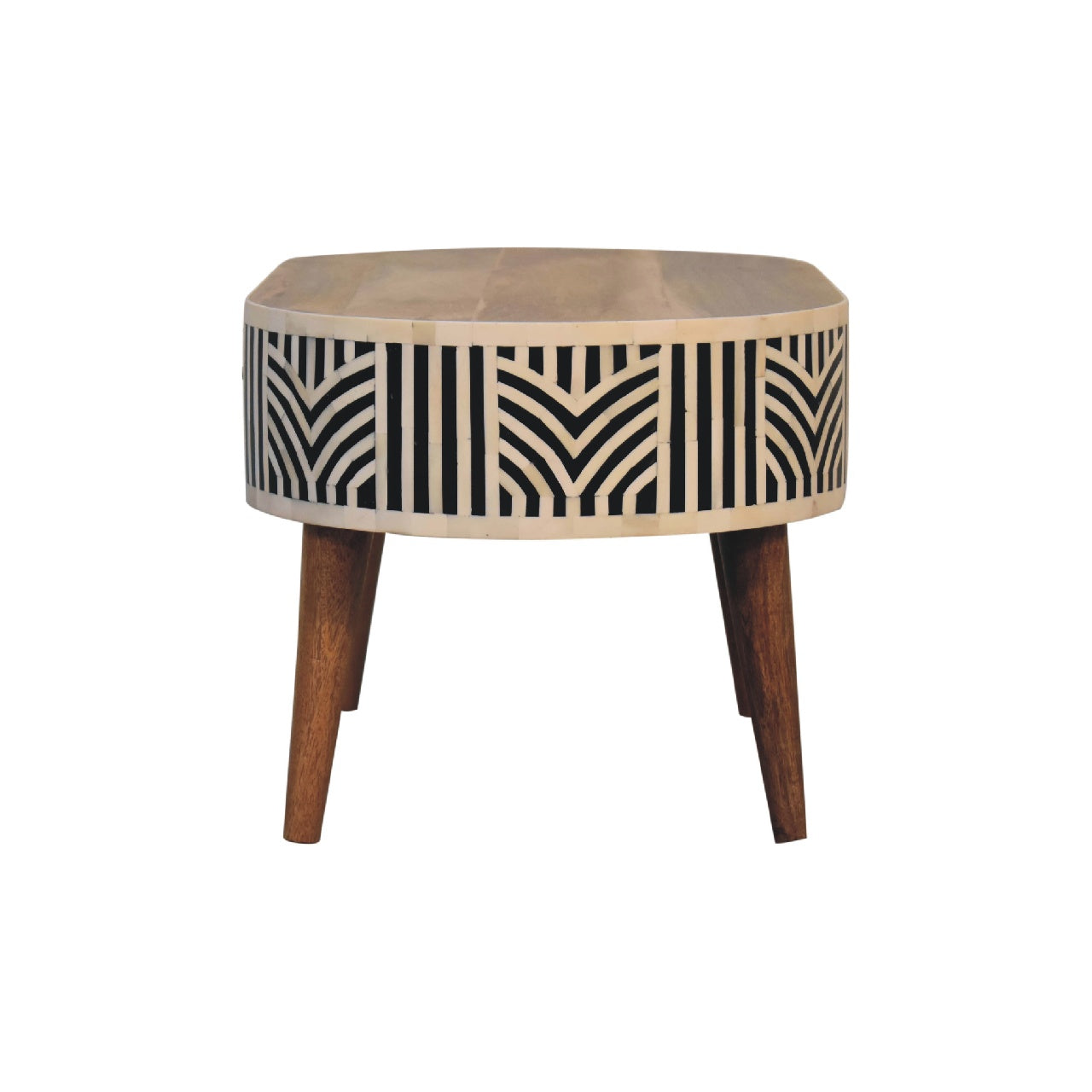 Edessa Bone Inlay Coffee Table | Oak-Ish Mango Wood