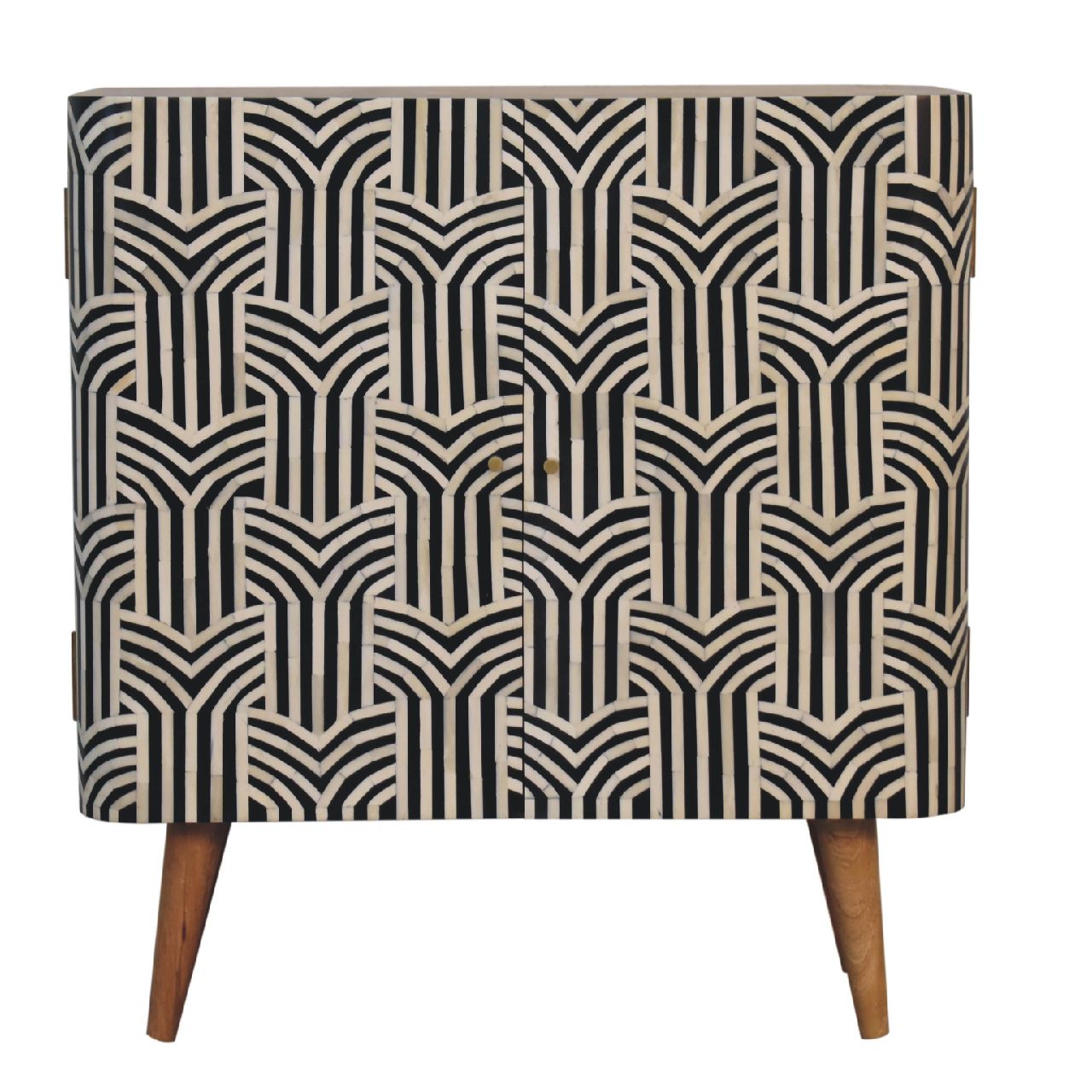Edessa Bone Inlay Chest of Drawers | Oak-Ish Mango Wood