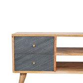 Slade TV Media Unit | Oak Solid Mango Wood