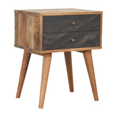 Slade Bedside Table | Oak Solid Mango Wood