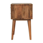 Slade Bedside Table | Oak Solid Mango Wood