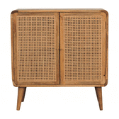 Larrisa Woven Storage Cabinet