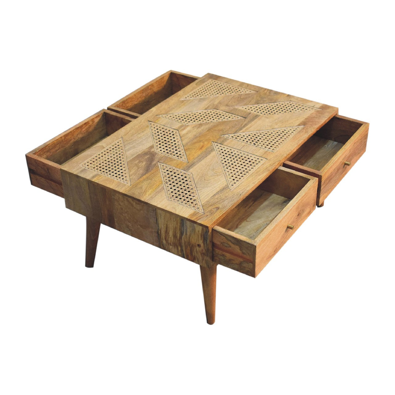 Woven Aztec Coffee Table | Oak Mango Wood