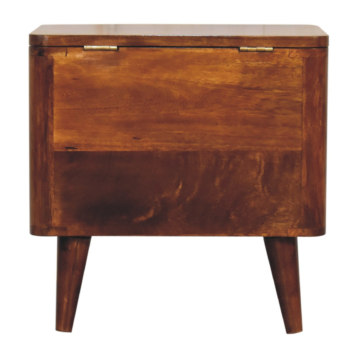 Chestnut Lid-up Storage Chest of Drawers | Hidden Storage