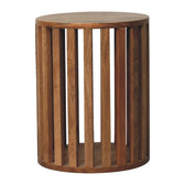 Ariella End Table Accent Piece | Oak-Ish Mango Wood