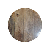 Ariella End Table Accent Piece | Oak-Ish Mango Wood