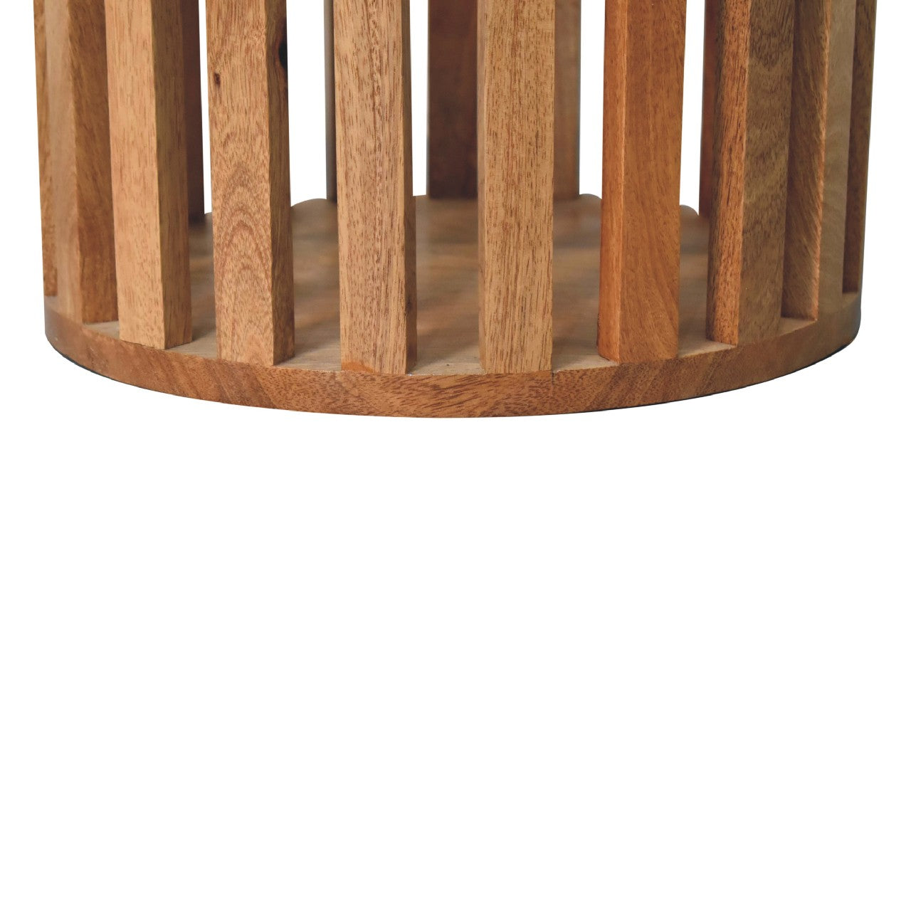 Ariella End Table Accent Piece | Oak-Ish Mango Wood