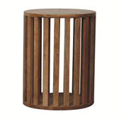 Ariella End Table Accent Piece | Oak-Ish Mango Wood