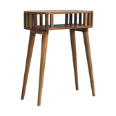 Ariella Console Table | Oak Mango Wood Open Shelf