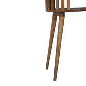 Ariella Console Table | Oak Mango Wood Open Shelf