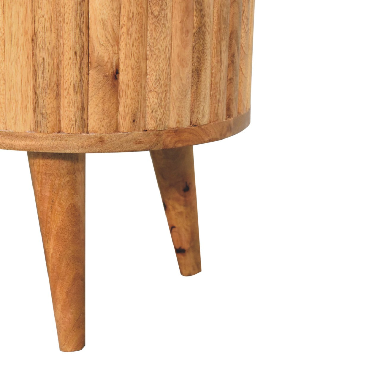 Stripe TV Media Unit | Oak-Ish Mango Wood