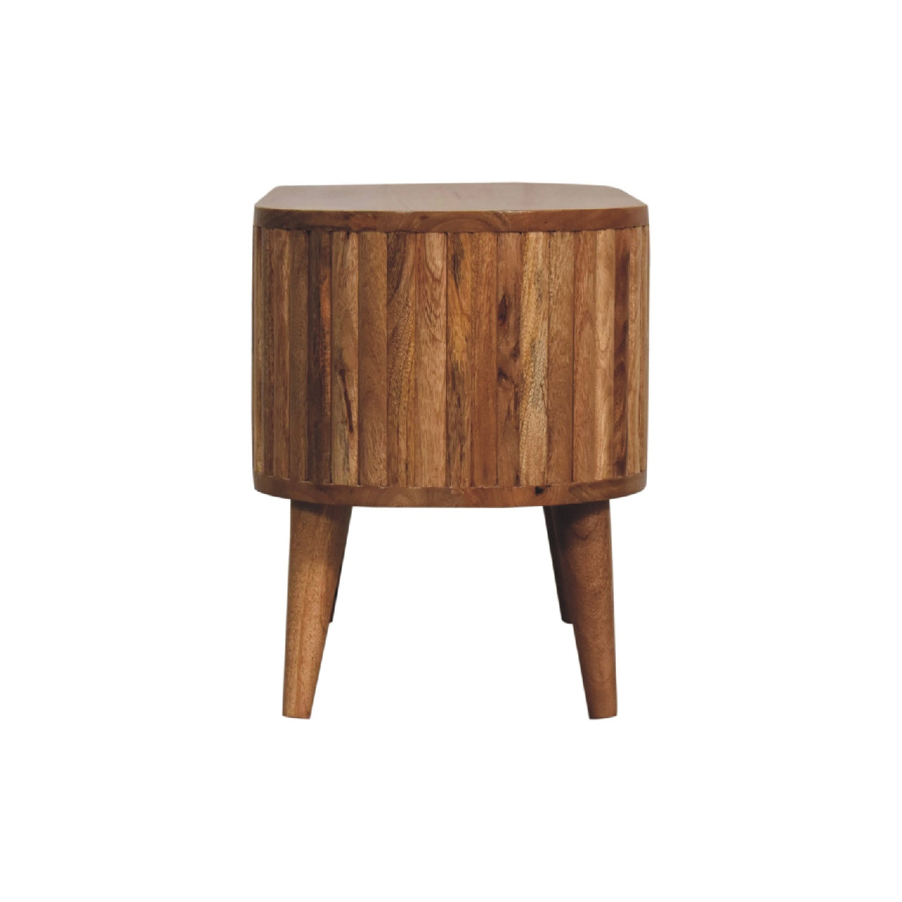 Stripe TV Media Unit | Oak-Ish Mango Wood