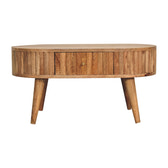Stripe Coffee Table | Oak-Ish Solid Mango Wood