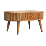Stripe Coffee Table | Oak-Ish Solid Mango Wood