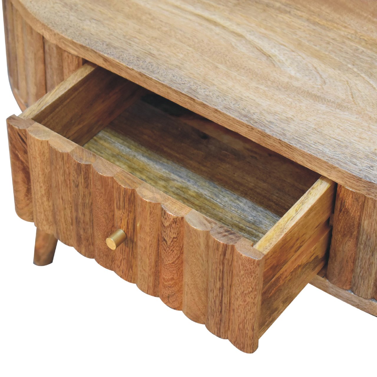 Stripe Coffee Table | Oak-Ish Solid Mango Wood