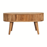 Stripe Coffee Table | Oak-Ish Solid Mango Wood