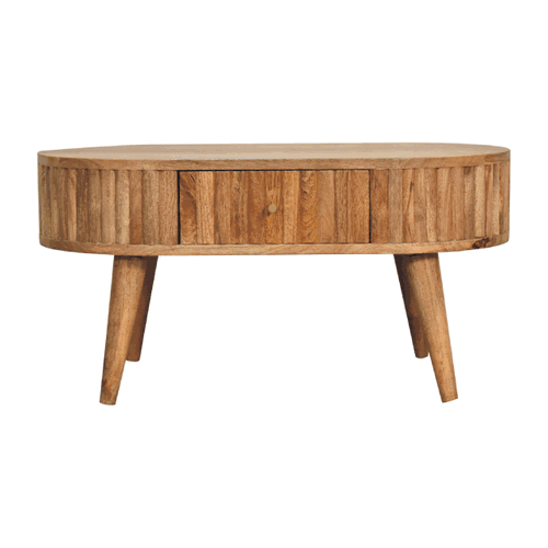 Stripe Coffee Table | Oak-Ish Solid Mango Wood