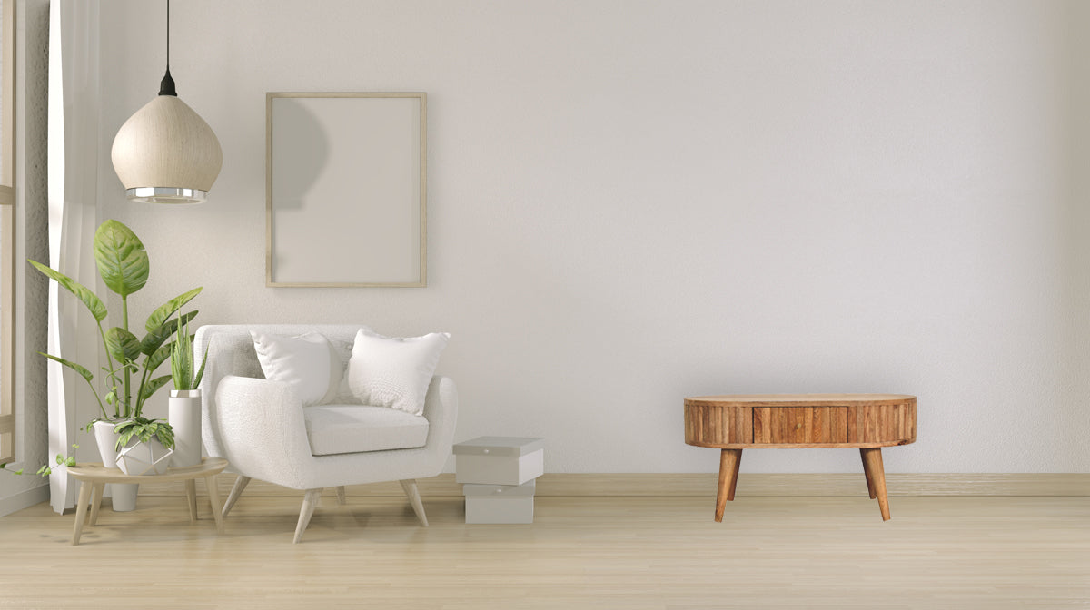 Stripe Coffee Table | Oak-Ish Solid Mango Wood