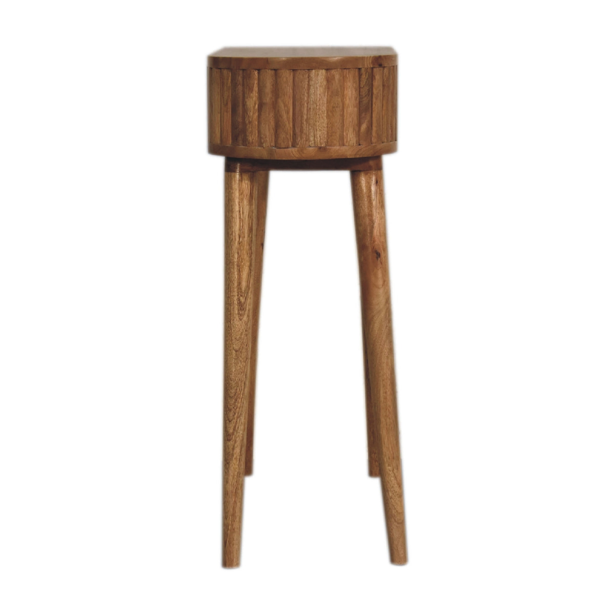 Stripe Writing Desk | Oak-Ish Solid Mango Wood