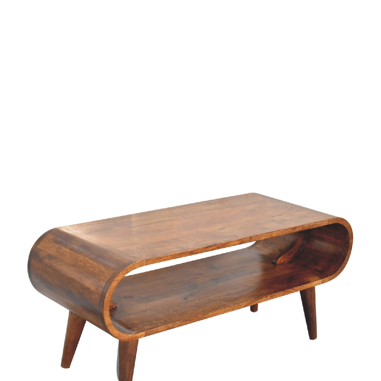Amaya Nordic Style Coffee Table | Chestnut Mango Wood