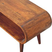 Amaya Nordic Style Coffee Table | Chestnut Mango Wood