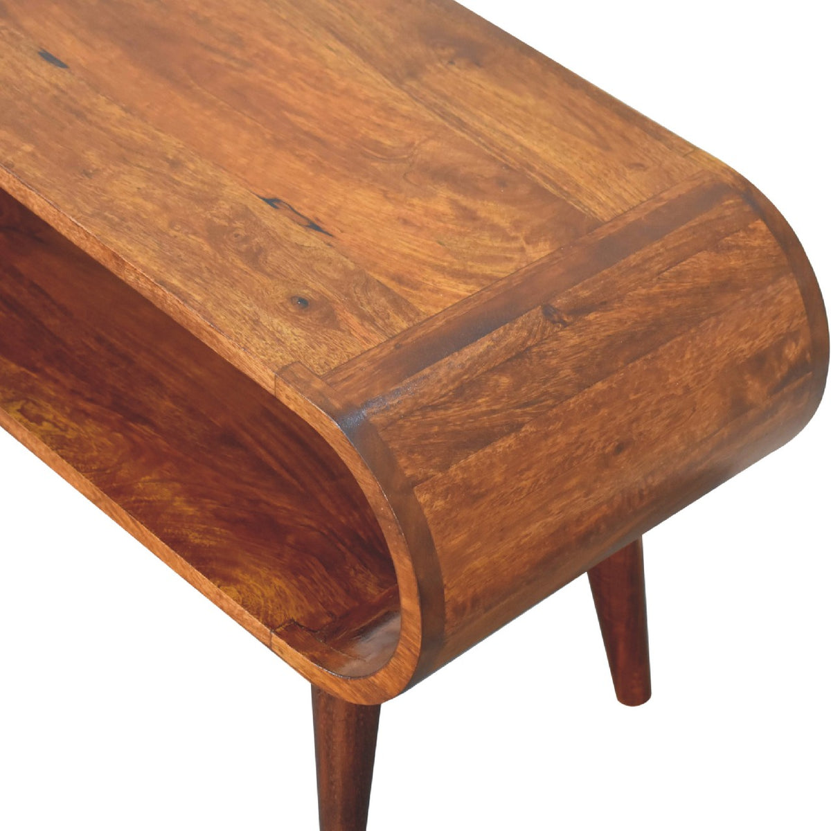 Amaya Nordic Style Coffee Table | Chestnut Mango Wood