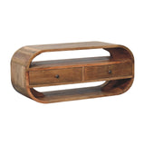 2-Drawer Curved Edge TV Media Unit