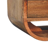 2-Drawer Curved Edge TV Media Unit