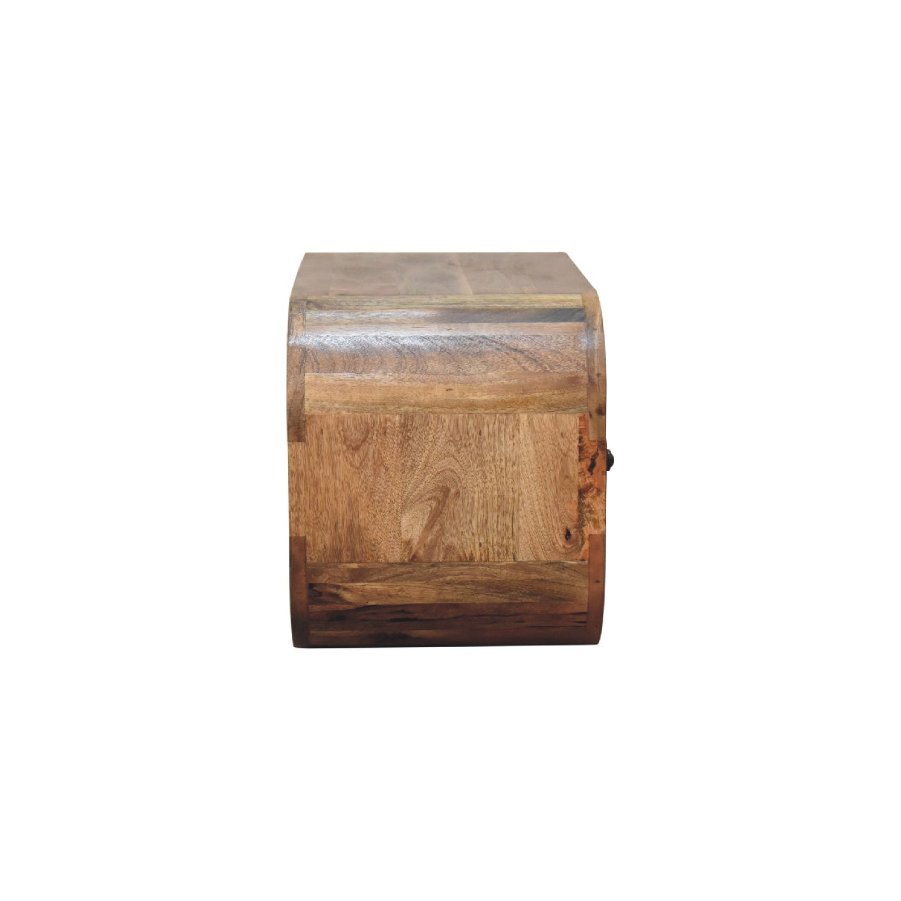 Curved Edge Media Unit with 2 Drawers