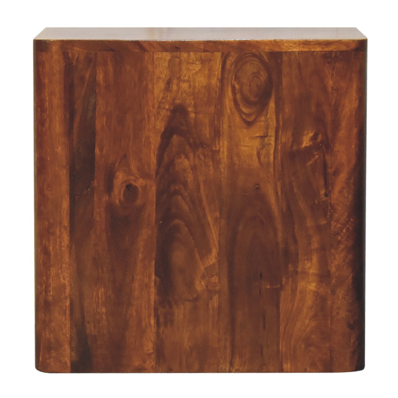 Luca Bedside Table | Chestnut Solid Mango Wood
