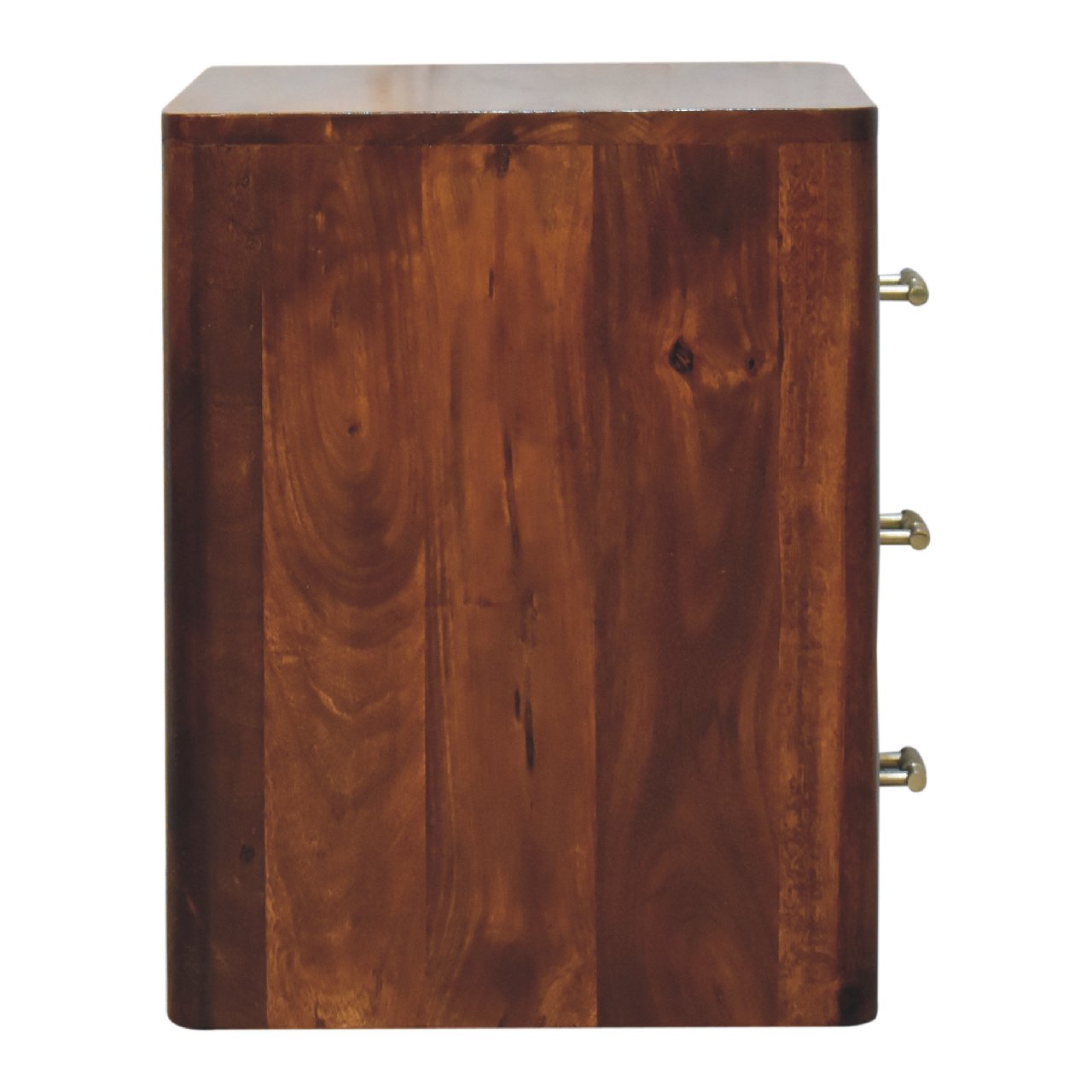 Luca Bedside Table | Chestnut Solid Mango Wood