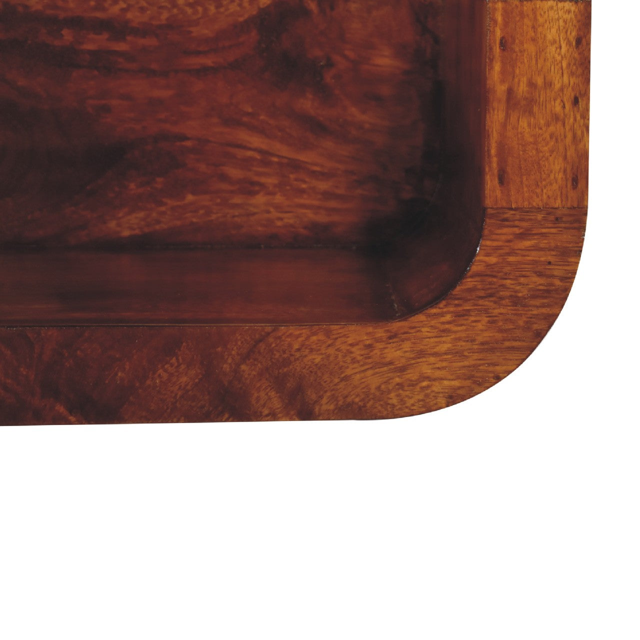 Indira Chestnut Floating Bedside Table | Wall-Mounted