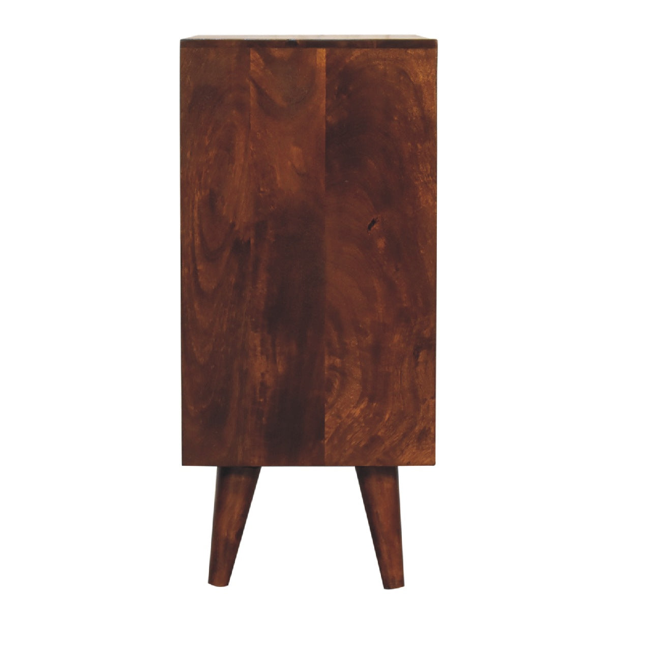 Chestnut Pineapple Carved Chest of Drawers | Hand-Carved