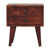 Mini Chestnut Modern nightstand