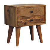 Mini Oak-ish Modern Bedside Table