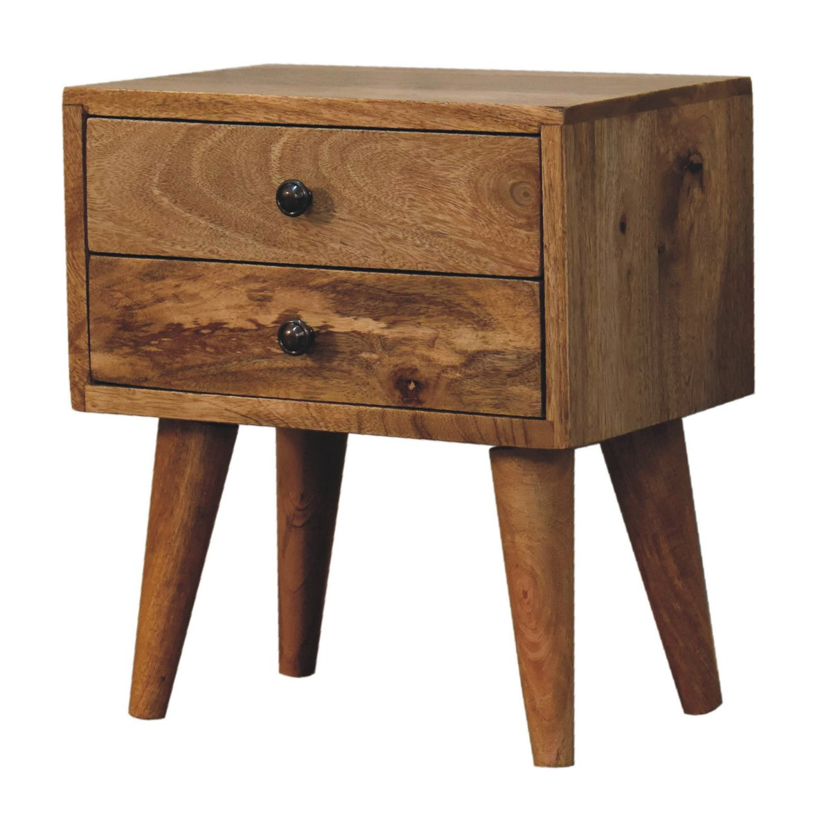Mini Oak-ish Modern Bedside Table