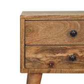 Mini Oak-ish Modern Bedside Table