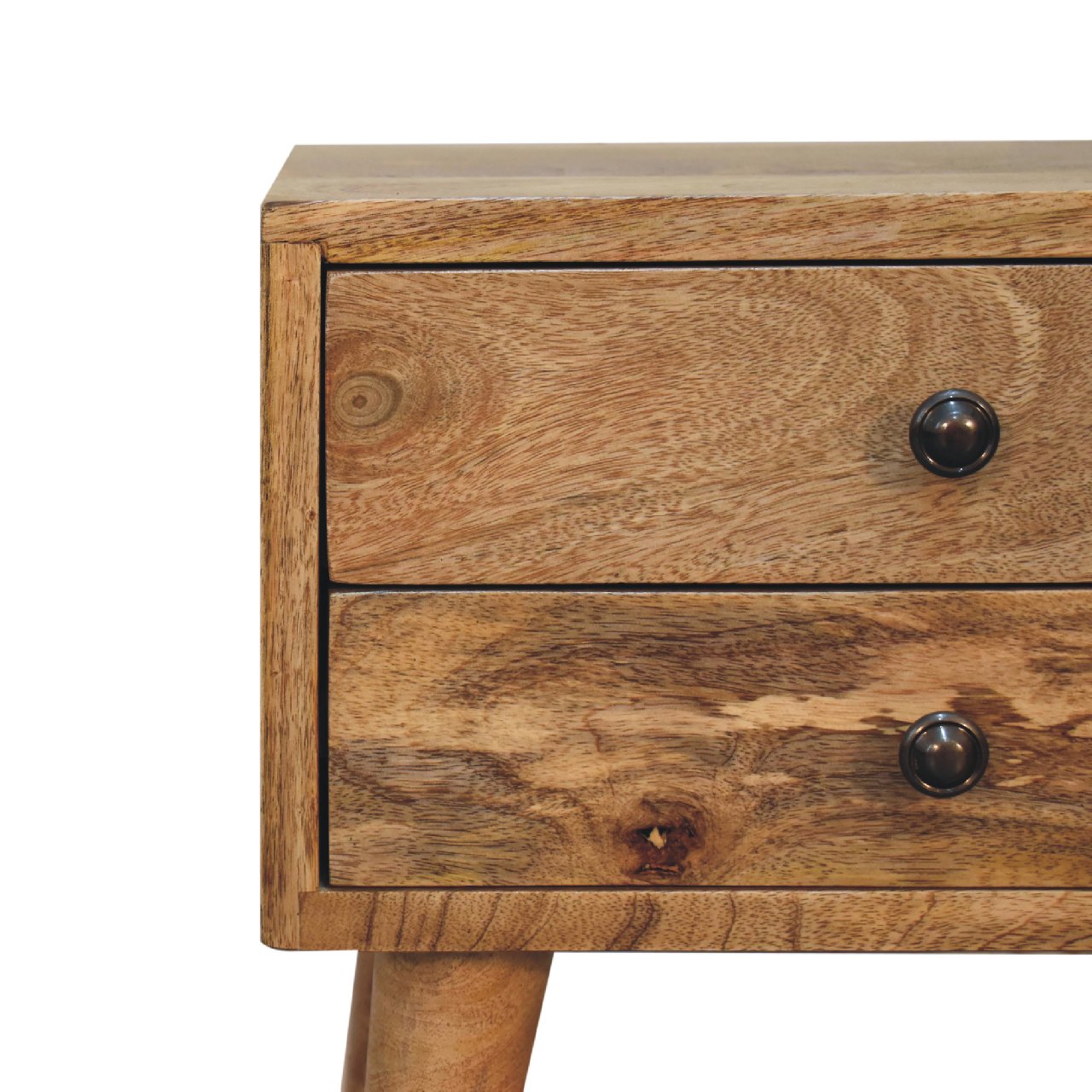 Mini Oak-ish Modern Bedside Table