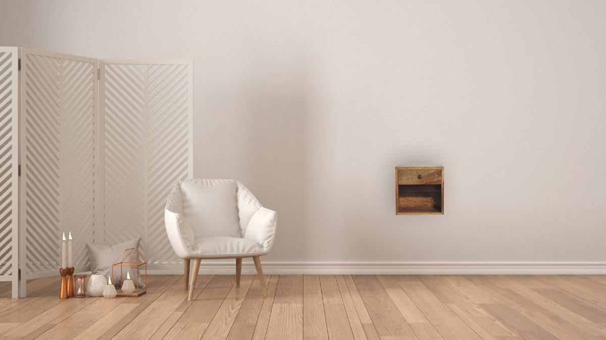 Floating Mini Classic Bedside Table | Wall-Mounted